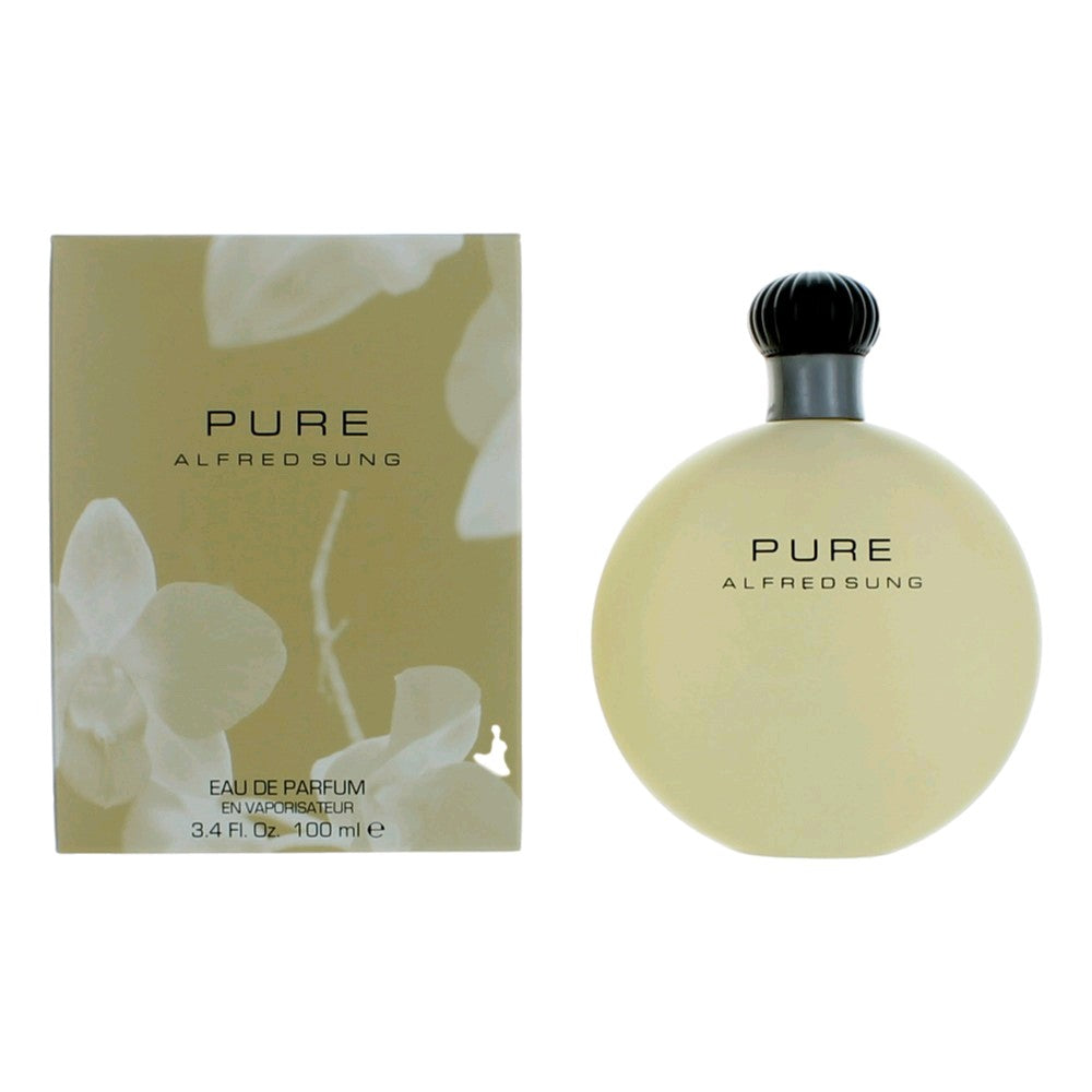 Bottle of Pure by Alfred Sung, 3.4 oz Eau De Parfum Spray for Women